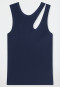 Trägertop Doppelripp Cutout admiral - SCHIESSER 150 Years
