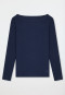 Langarmshirt Doppelripp U-Boot-Ausschnitt admiral - SCHIESSER 150 Years