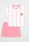 Pigiama corto a strisce rosa - Kids Nightwear