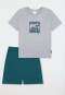 Schlafanzug kurz grau-meliert - Kids Nightwear