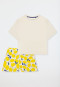 Schlafanzug kurz Zitronen pearl - Casual Fashion
