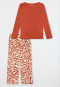 Long pyjamas terracotta - Selected Premium