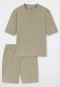 Short pyjamas oversized jade - Modern Nightwear