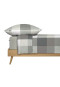 Bed linen 2-piece Renforcé mint chequered - SCHIESSER Home