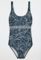 Badeanzug Schwimmer Blumenprint multicolor - Aqua Ocean Swim