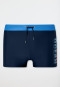 Maillots de bain tricot recyclé SFP 40+ sport scolaire bleu - Aqua Teen Boys