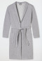 Terry cloth bathrobe heather gray - selected!premium