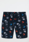 Badeshorts Webware recycelt LSF40+ Palmen multicolor - Aqua