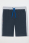 Bermuda shorts Organic Cotton stripes midnight blue - Mix+Relax