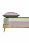 Set di biancheria da letto duepezzi Renforcé verde a strisce - SCHIESSER Home