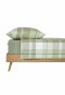 Bed linen set two-piece Renforcé green chequered - SCHIESSER Home