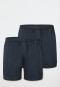 Lot de 2 boxers en jersey bleu nuit - Boxershorts Multipacks