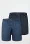 Boxer shorts 2-pack jersey plain patterned - Boxer shorts multipack