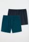 Boxer shorts 2-pack jersey plain patterned - Boxer shorts multipacks