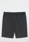 Boxer shorts brown-grey patterned - Fine Interlock