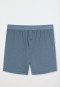 Boxer in cotone organico fantasia grigio-blu - Comfort Fit