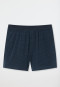 Boxershorts Organic Cotton gemustert nachtblau - Comfort Fit