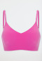 Bustier Mikrofaser herausnehmbare Pads fuchsia - Invisible Soft