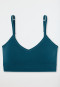 Bustier seamless herausnehmbare Pads petrol - Casual Seamless
