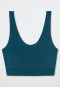 Bustino reversibile in petrolio - Casual Seamless