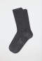 Chaussettes pour femme lot de 2 coton bio gris chiné - 95/5