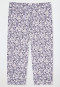 Pantalon 3/4-long Fleurs imprimé multicolore - Mix+Relax