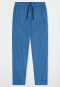 Long blue printed pants - Mix+Relax