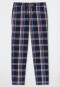 Pants long flannel Organic Cotton checks multicolor - Mix+Relax