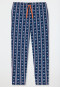 Pants long checks graphite printed - Mix+Relax