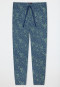 Hose lang khaki bedruckt - Mix+Relax