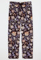 Pantalon long noir imprimé - Mix+Relax
