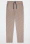 Pantalon long jersey simple rayures nougat - Mix+Relax