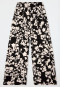 Pantalon long viscose-matière tissée fleurs multicolores Mix+Relax
