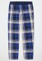 Pants long woven fabric royal chequered - Mix+Relax