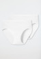 Lot de deux culottes blanches taille haute côtelées - Original Classics