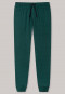 Pantalon d'intérieur long jersey bords-côtes vert foncé - Mix+Relax