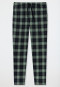 Lounge pants long Organic Cotton chequered multi-colored - Mix+Relax