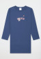 Sleep shirt long-sleeve Paris mouse denim blue - Kids Nightwear