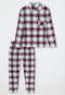 Pyjama Flanell kariert multicolor - X-Mas Family