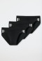 Rio briefs 3-pack organic cotton stripes black - 95/5