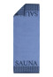 Sauna towel 75x200 light blue - SCHIESSER Home