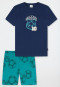 Pyjama court bleu nuit foot - Boys World
