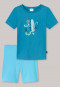 Pyjama kort Hawaï surfer palmbomen blauw - Rat Henry