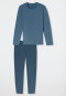 Schlafanzug lang atlantikblau - Long Life Soft
