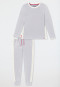 Pyjama long coton bio gris chiné - Casual Nightwear