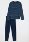 Pyjama long rayures amiral - Casual Essentials