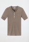 T-shirt manches courtes gris marron - Revival Karl-Heinz