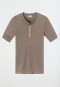 Shirt short sleeve brown-grey - Revival Karl-Heinz