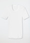 Shirt short sleeve double ribbed white - Original Classics