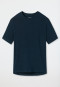 T-shirt a maniche corte di colore blu scuro - Mix+Relax